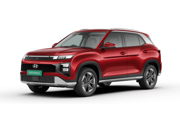 Hyundai Creta Electric Color Fiery Red